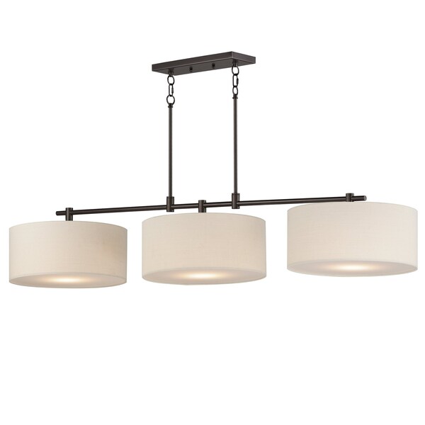 Maxim Lighting Bongo 3-Light Pendant, Oil Rubbed Bronze 10017OMOI - main